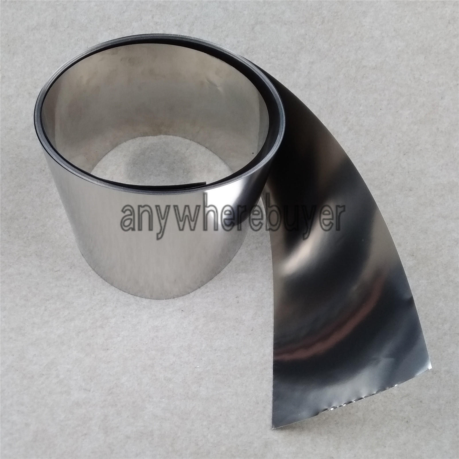 Nickel Ni Metal Foil Thin Sheet 0.05mm x 150mm x 1000mm