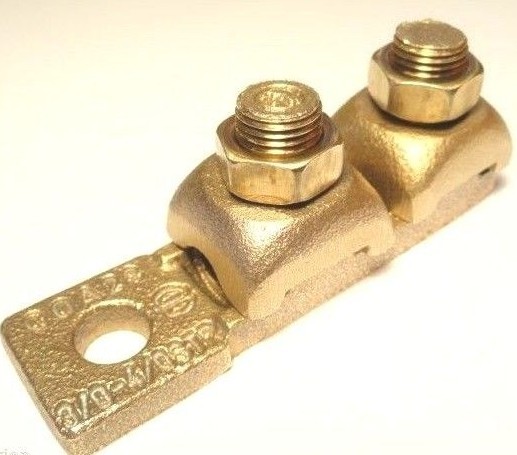 4/0 AWG Heavy Duty “High Copper Alloy” Industrial Terminal Lug ground bus bar
