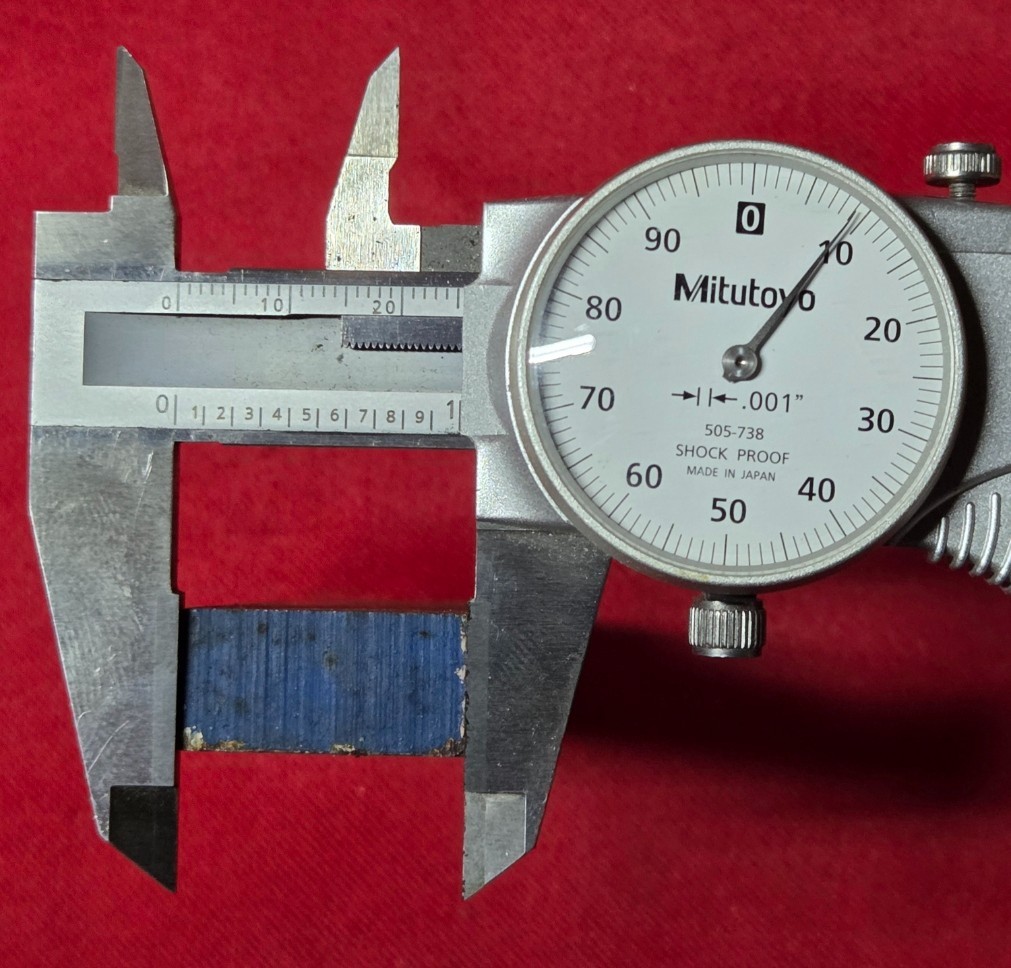 Cold Rolled Carbon Steel Billet 4.870″ L, 1.10″ W, 1/2″ Thick – 11 Oz.