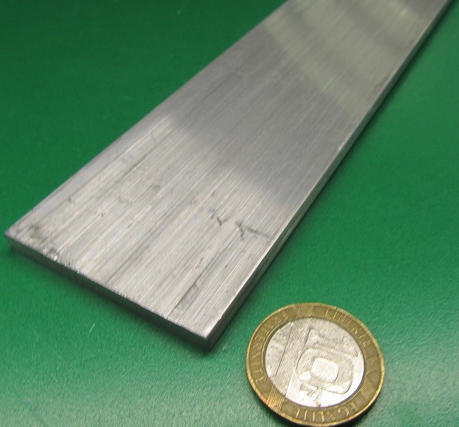 5052 H32 Aluminum Bar, 1/4″ (.250″) Thick x 3.0″ Wide x 24″ Length