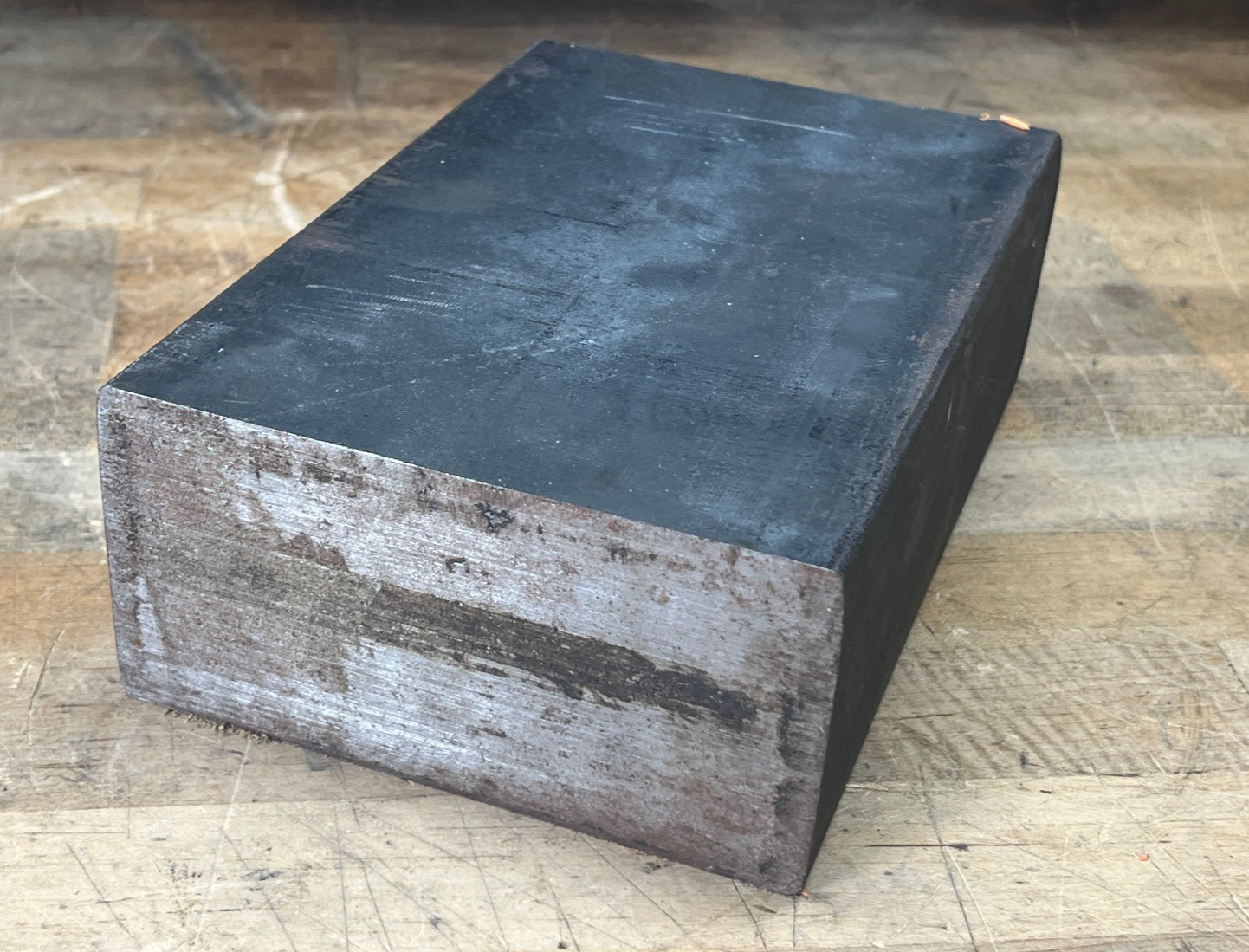 A612 Carbon steel flat bar stock 9″ x 3″ x 5 7/8″ – 45 lbs