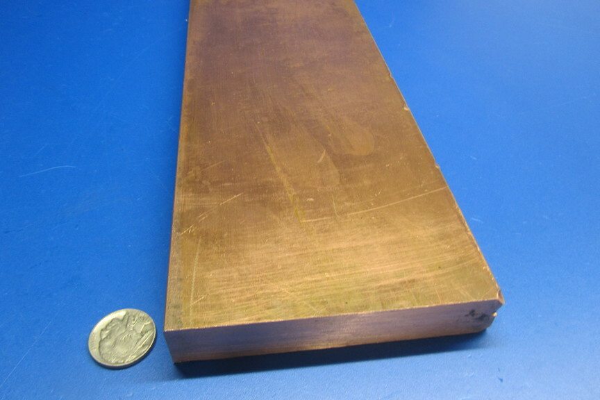 110 Copper Bar 1/2 Hard, 3/4″ Thick x 4.0″ Wide x 24 Inches Length
