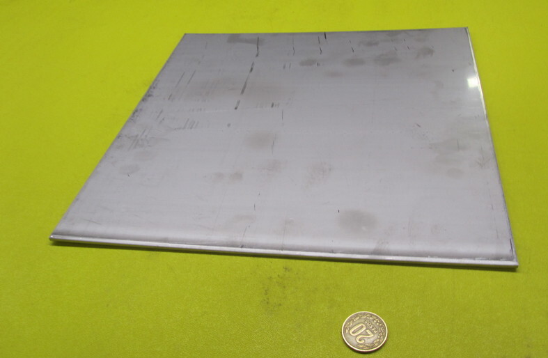 321 Weldable Stainless Steel Sheet, .125″ Thick x 12″ Wide x 12″ Length