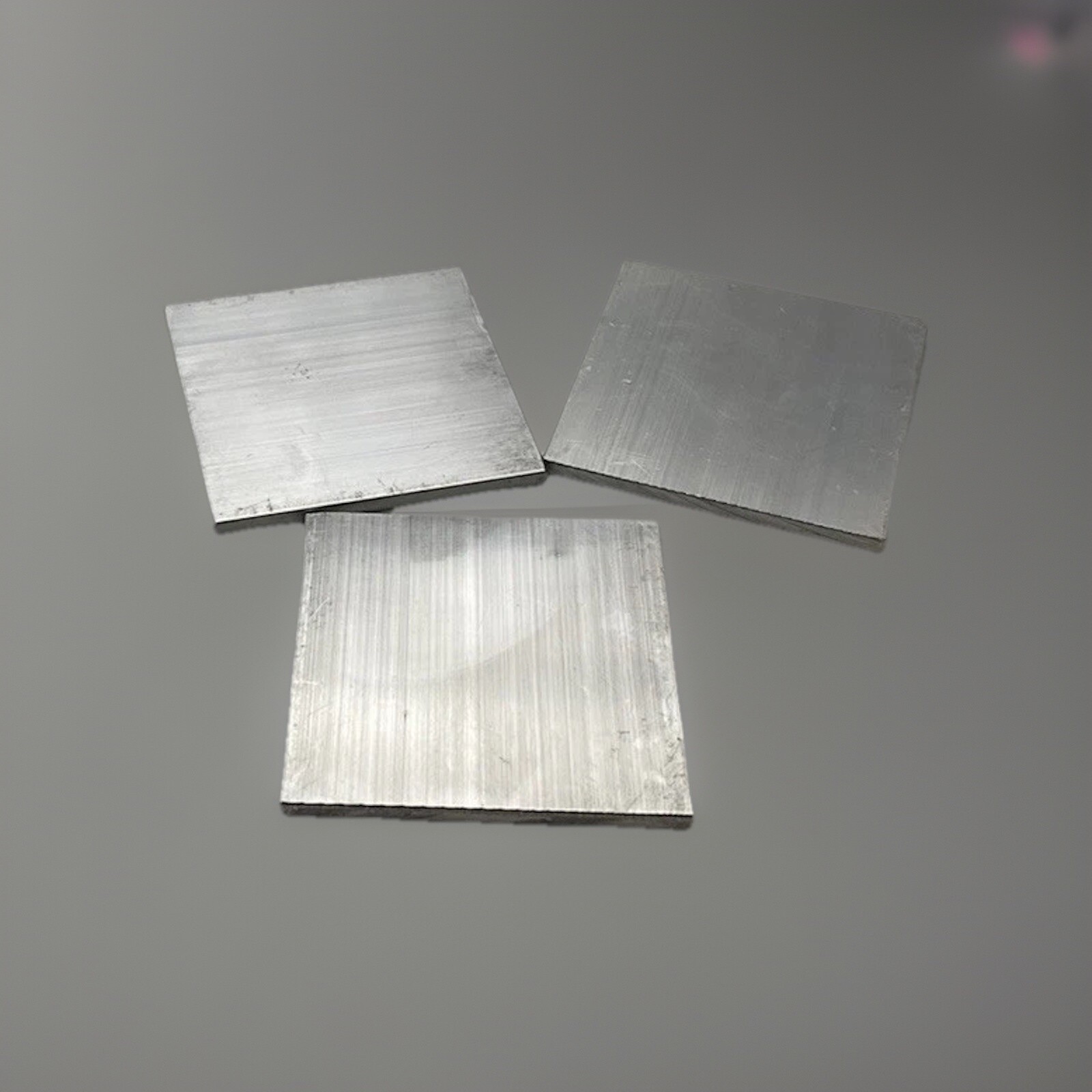 .125 2”x 2” Aluminum Blank, Metal plate 1/8” Thick (5) Pack Welding Blanks