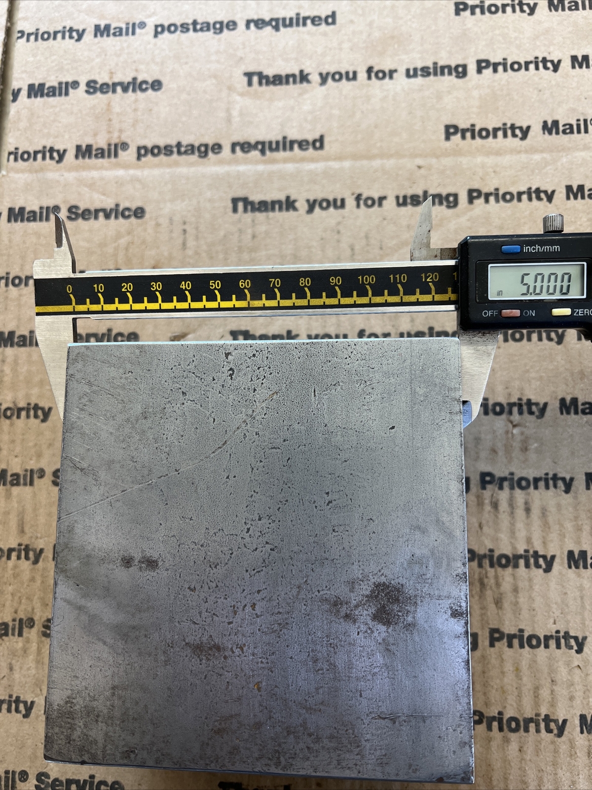 3 X 5 CR Flat Steel Bar 1018 Blacksmith Machining Smooth Surface 5” L