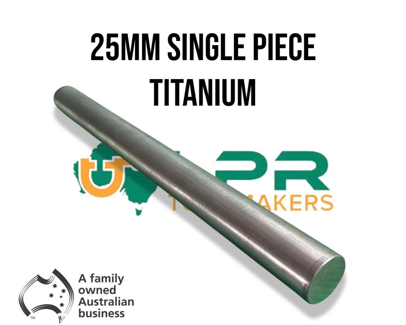 Titanium g2 bright ground finish Round Bar 300mm long 12-16-20-25mm you pick