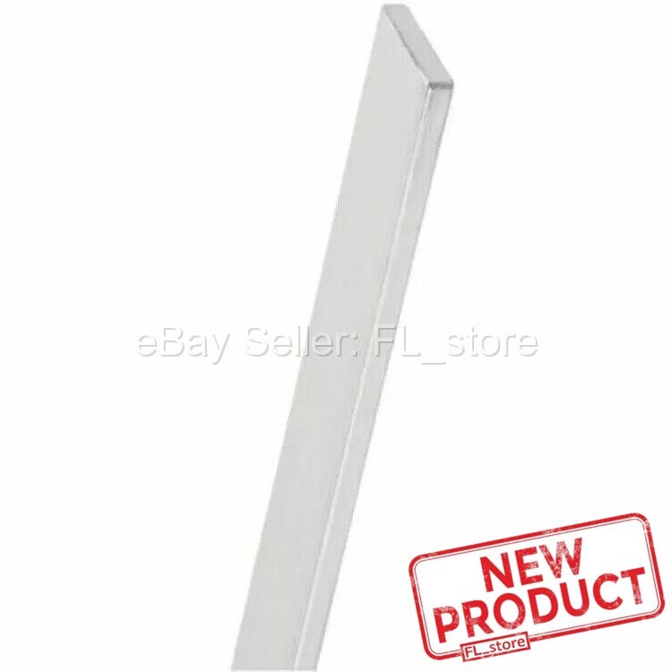 Aluminum Flat Stock 3/16″ x 1/2″ x 6 Feet Long Unpolished Alloy 6061 72 Inch NEW