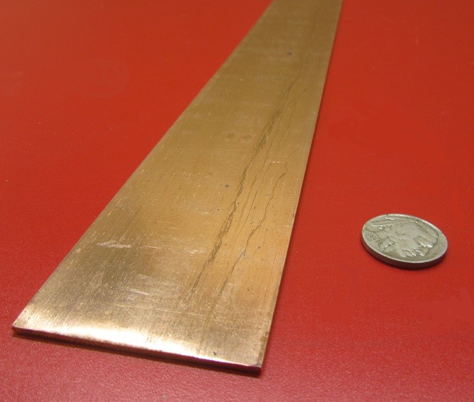 110 Copper Bar H02 .050″ Thick x 2.0″ Wide x 36.0″ Length