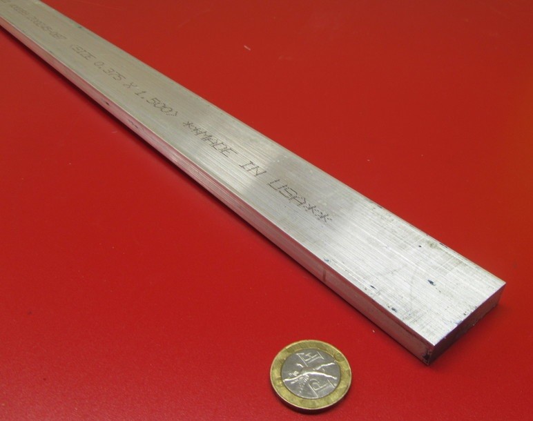 6061 T651 Aluminum Bar, 3/8″ (.375″) Thick x 1 1/2″ Wide x 24″ Length