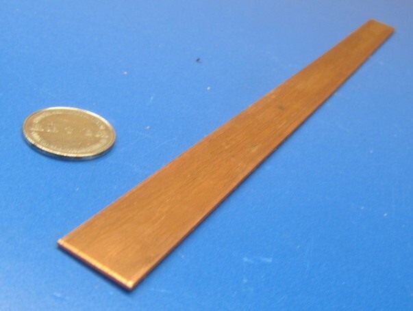 110 Copper Bar H02, 1/16″ Thick x 3/4″ Wide x 12 Inch Length