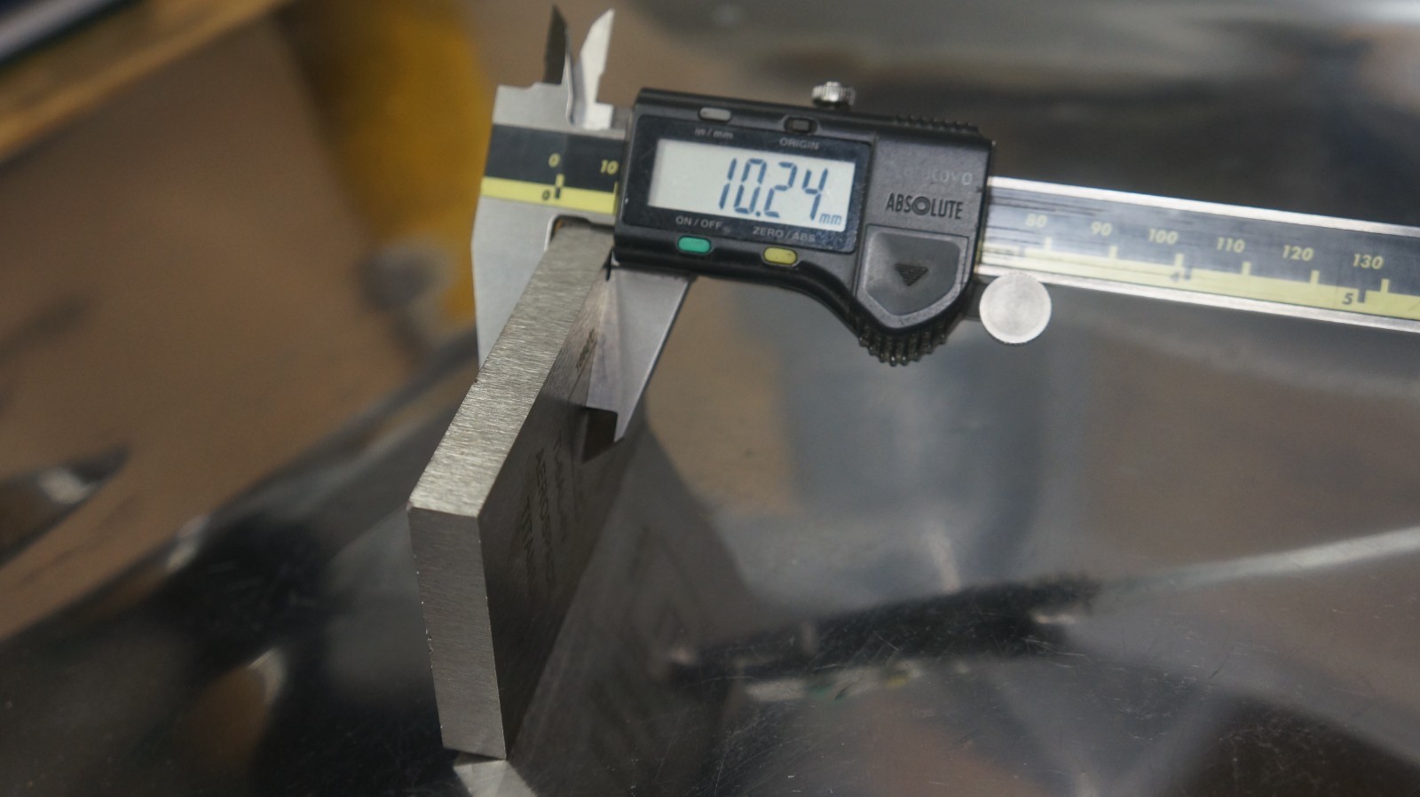 High Quality Grade 5 Ti6Al4V Titanium flat plate 10mm x 52mm x 82mm