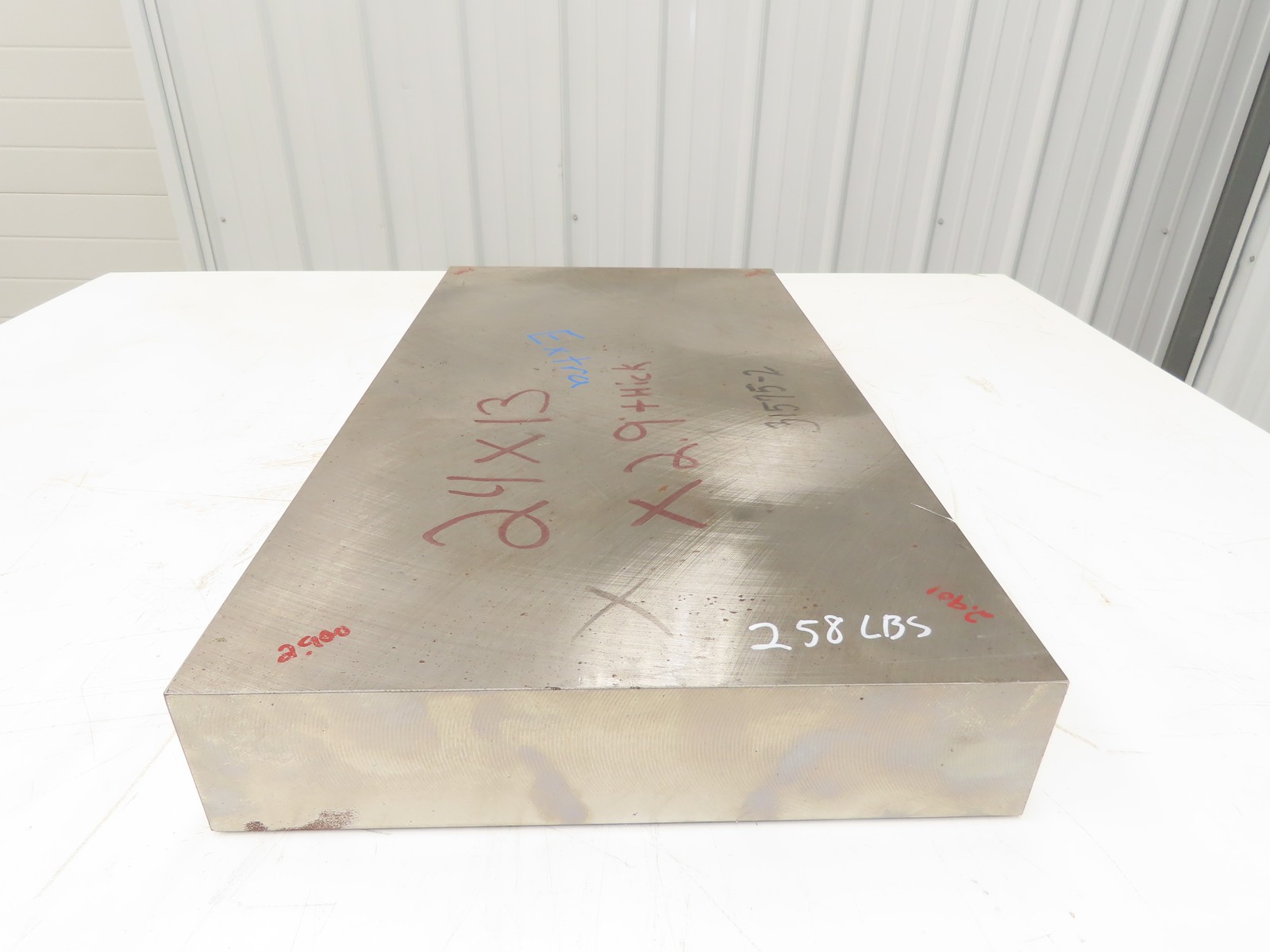 Hot Rolled Steel Flat Ground Bar Stock 2.9″ Thick x 13″W x 24″L 258 Lbs