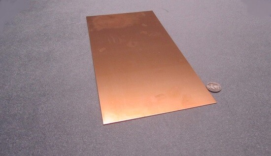510 Phosphor Bronze Sheet .032″ (+/-.004″) Thick x 6.0″ Wide x 12.0″ Length