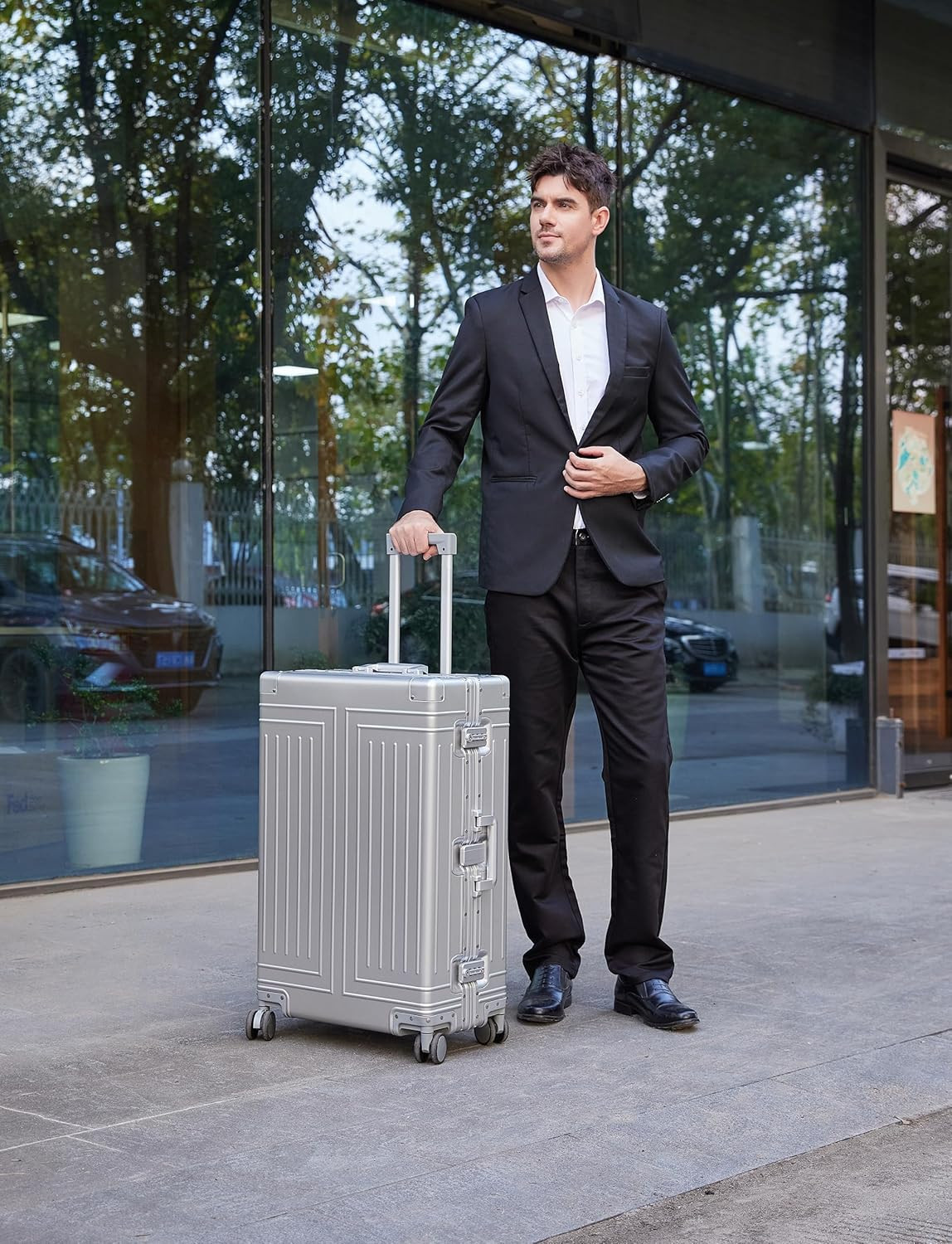 All Aluminum Magnesium Luggage 28Inch，Cut from Whole Aluminum Sheet（3Rd Generati
