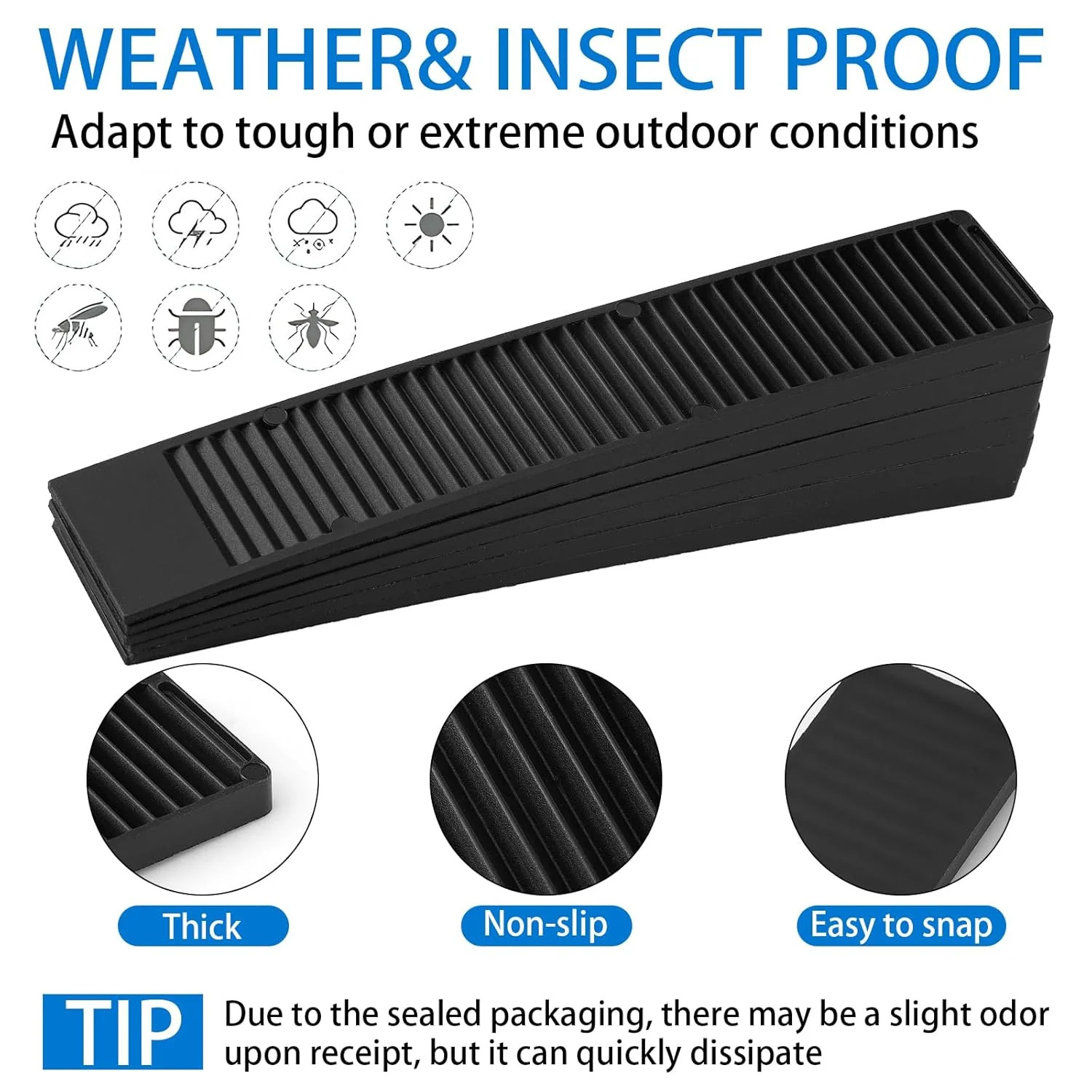 Composite Shims 7.75″ Plastic Wedges (8 Pack) – Extreme Load Support Leveling Sh