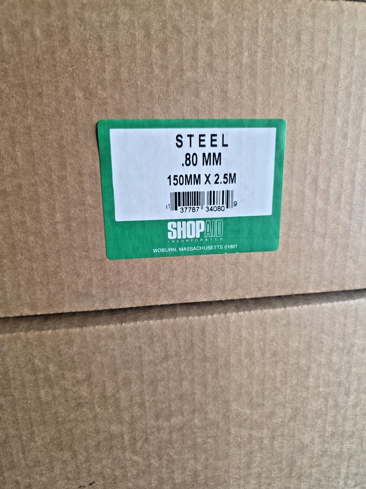 Shop Aid 0.80mm Steel Shim Stock Roll 150mm x 2.5m Metal Sheet Strip New