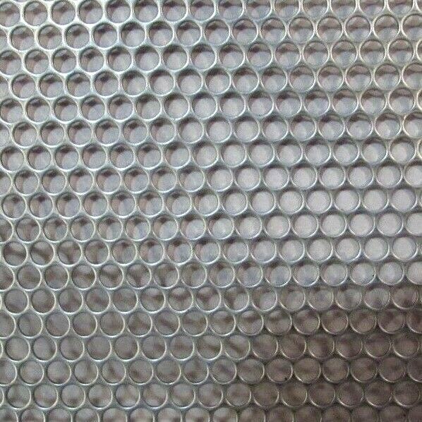 -5/32 HOLES -18 GAUGE 304 STAINLESS PERFORATED SHEET- 6″ X 6″