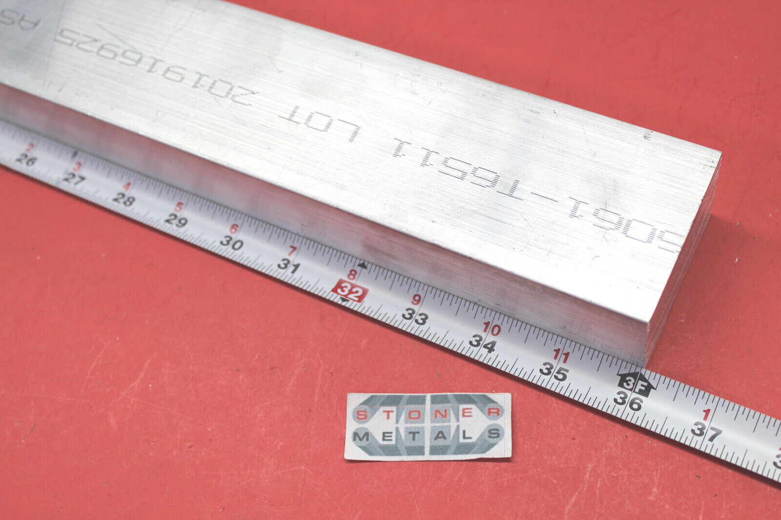 1-1/2″ X 2-1/2″ ALUMINUM 6061 FLAT BAR 36″ long Solid T6511 Extruded Mill Stock