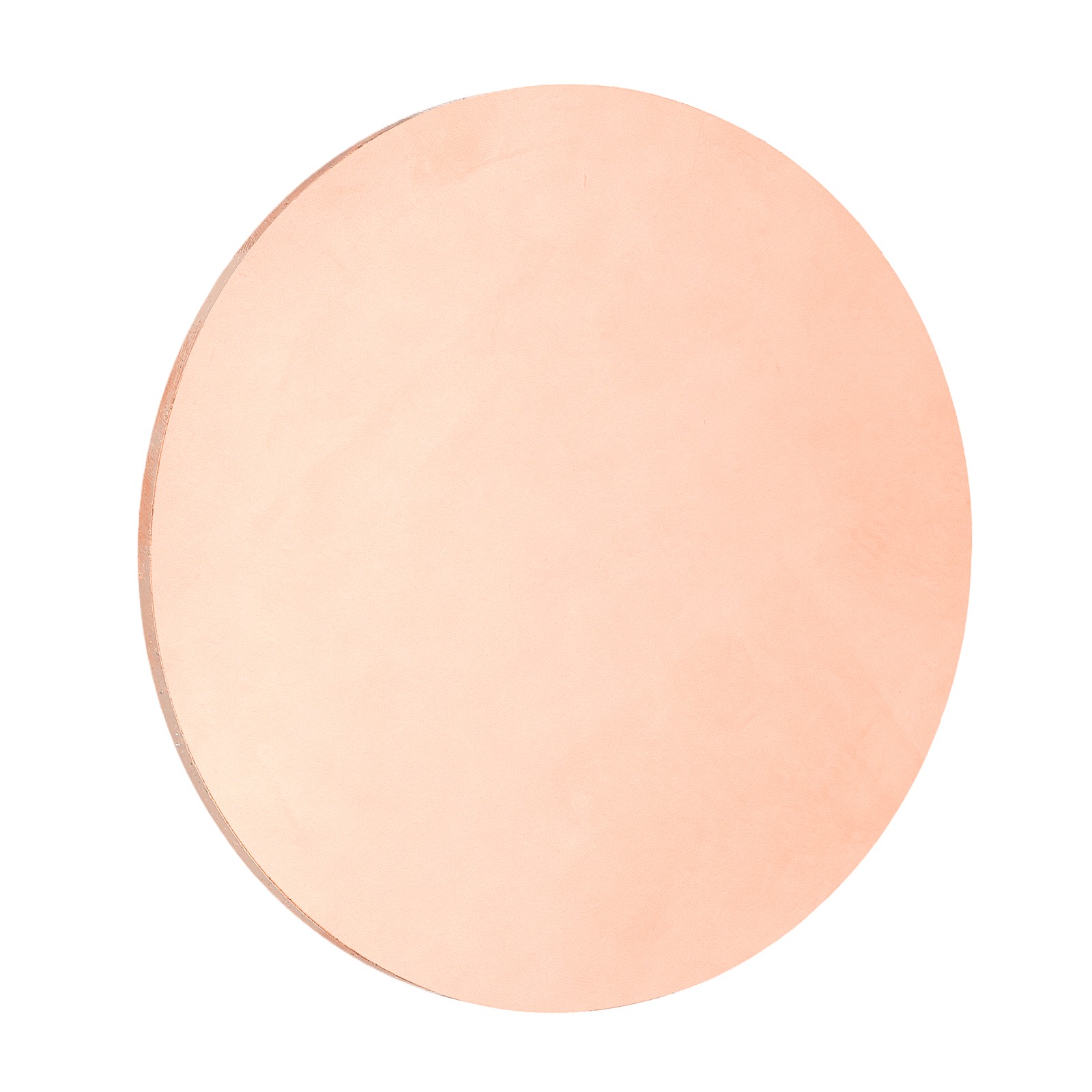 Copper Round Plate, 0.12″ Thick 4″ Dia C1100 Pure Copper Sheet