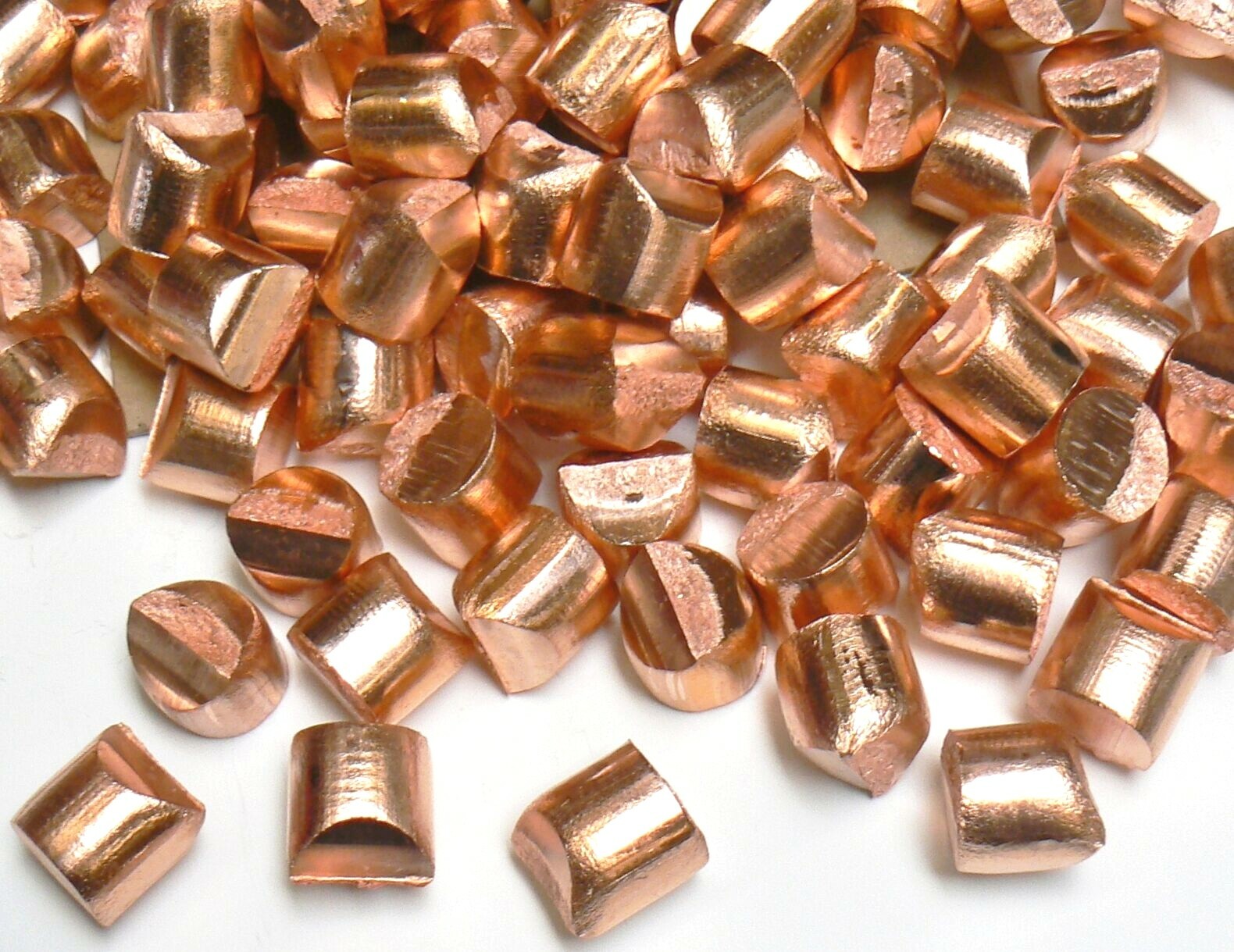 Pure Copper 99.99% Oxygen Free Cu Metal Anode Slugs Melt Casting Alloy 20 Pounds