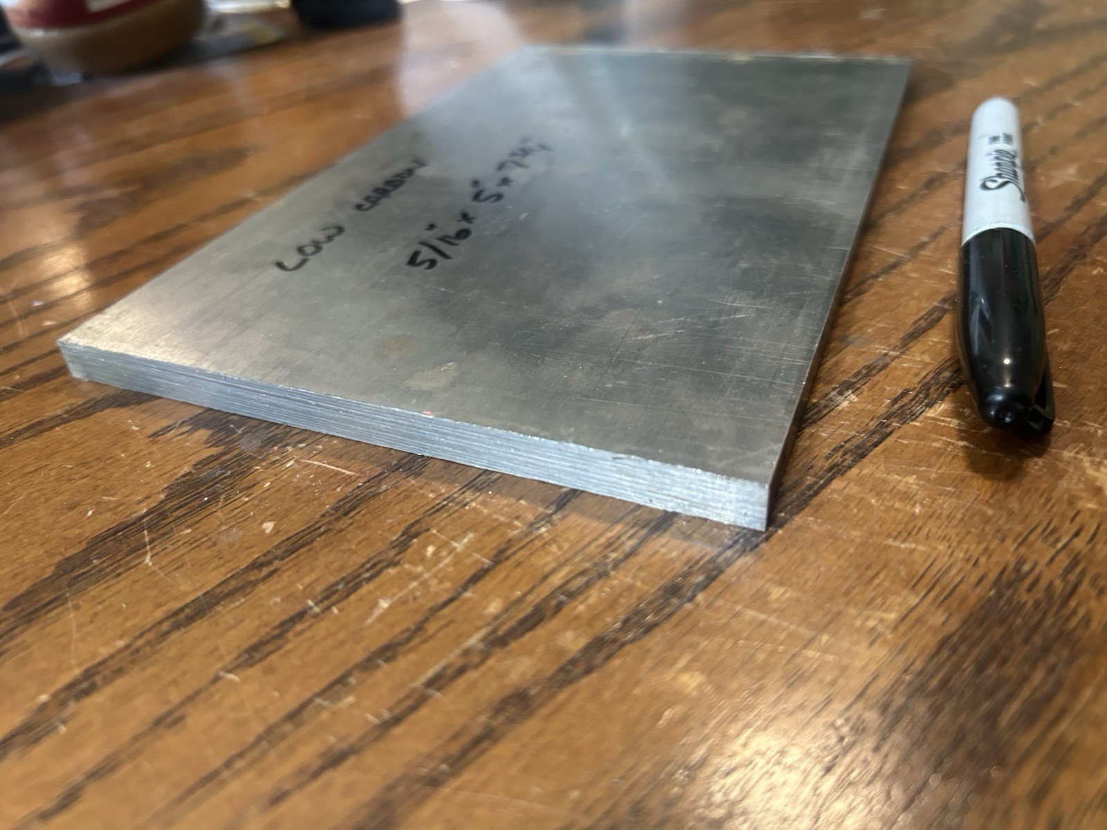 5/16″ x 5″ x 7-3/4″, low carbon steel, general machining flat stock