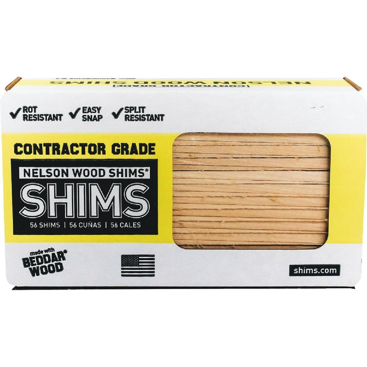Wood Shims CSBP56 Csh8/56/120/Mgd 8” Bulk Contractor