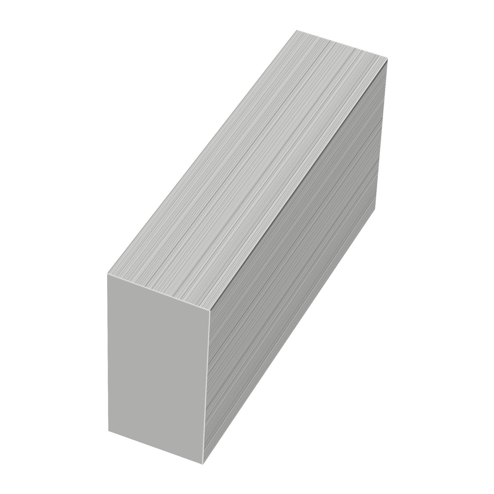 4PCS 1x2x4 Inch Aluminum Flat Bar, 6061 Solid Block, Mill Stock Metal Material