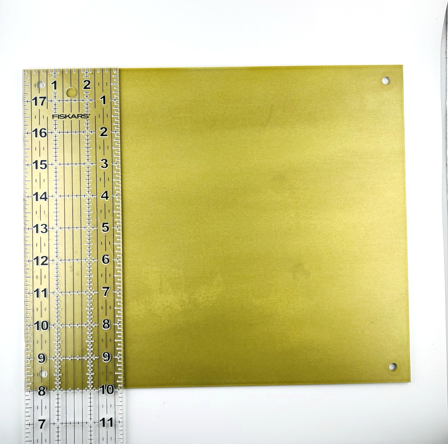 Pack Of 4 Aluminum Sign Sheet Plate 10×12″x 2mm Primed To Paint 6mm Pre-drilled