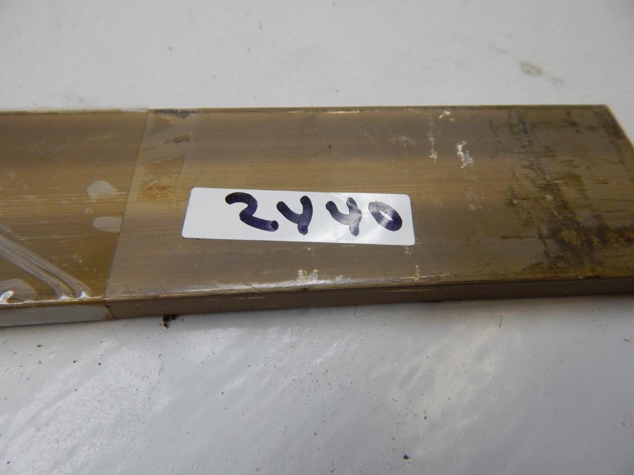 Brass Bar .250 Thick 1.5” Wide 48.5” Long
