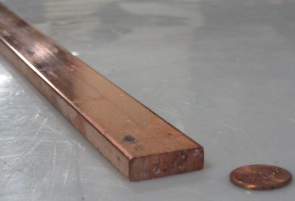 110 Copper Bar H02, 5/16″ Thick x 1.0″ Wide x 6 Ft Length