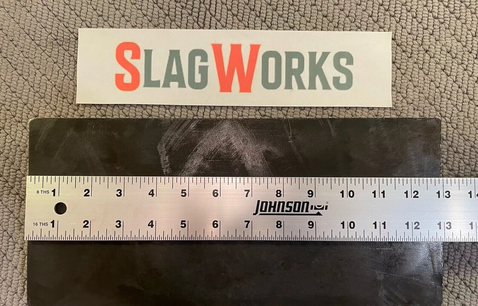 1/8x12x13 inch steel plate 12”x13” A36 Hot Roll Flat .125″ Thick