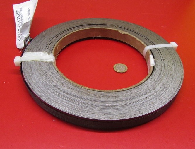 1095 Hard Blue Tempered Spring Steel Shim .032″ Thick x .750″ Width x 1200″