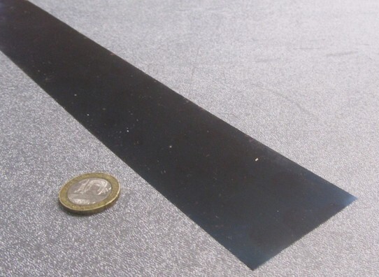 1095 Hard Blue Tempered Spring Steel Shim .050″ Thick x 2.00″ Width x 300″ Long