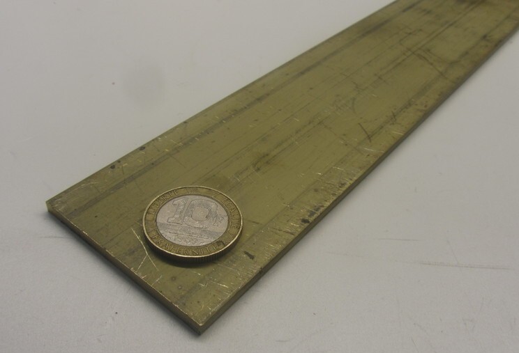 385 Brass Flat Bar 1/8″ Thick x 2.0″ Wide x 4 Foot Length