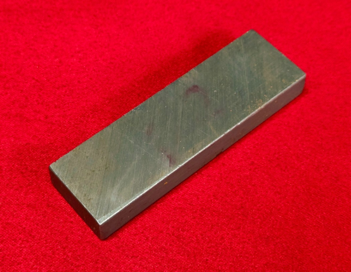 D2 Tool Steel Block Billet 3.15″ L x 0.945″ W x 0.41″ Thick – 5.3 Oz