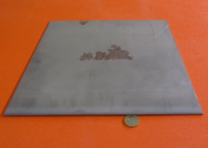 4130 Steel Sheet, .160″ Thick x 12.0″ Wide x 12″ Length, Hot Rolled