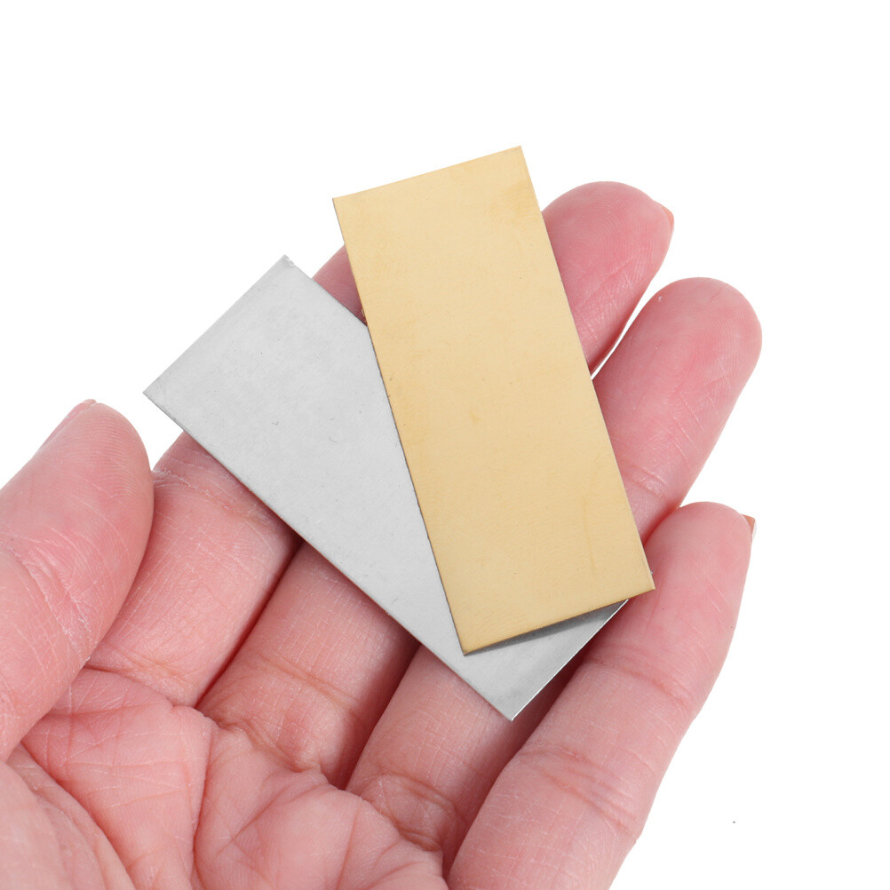 5 Pairs Copper Sheets Zinc Strip Anode For Zinc Plating Copper Strip Zinc Sheet