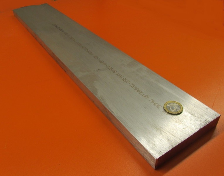 2024 T651 Aluminum Bar, 3/4″ (.750″) Thick x 4.0″ Wide x 36″ Length, 1 pc