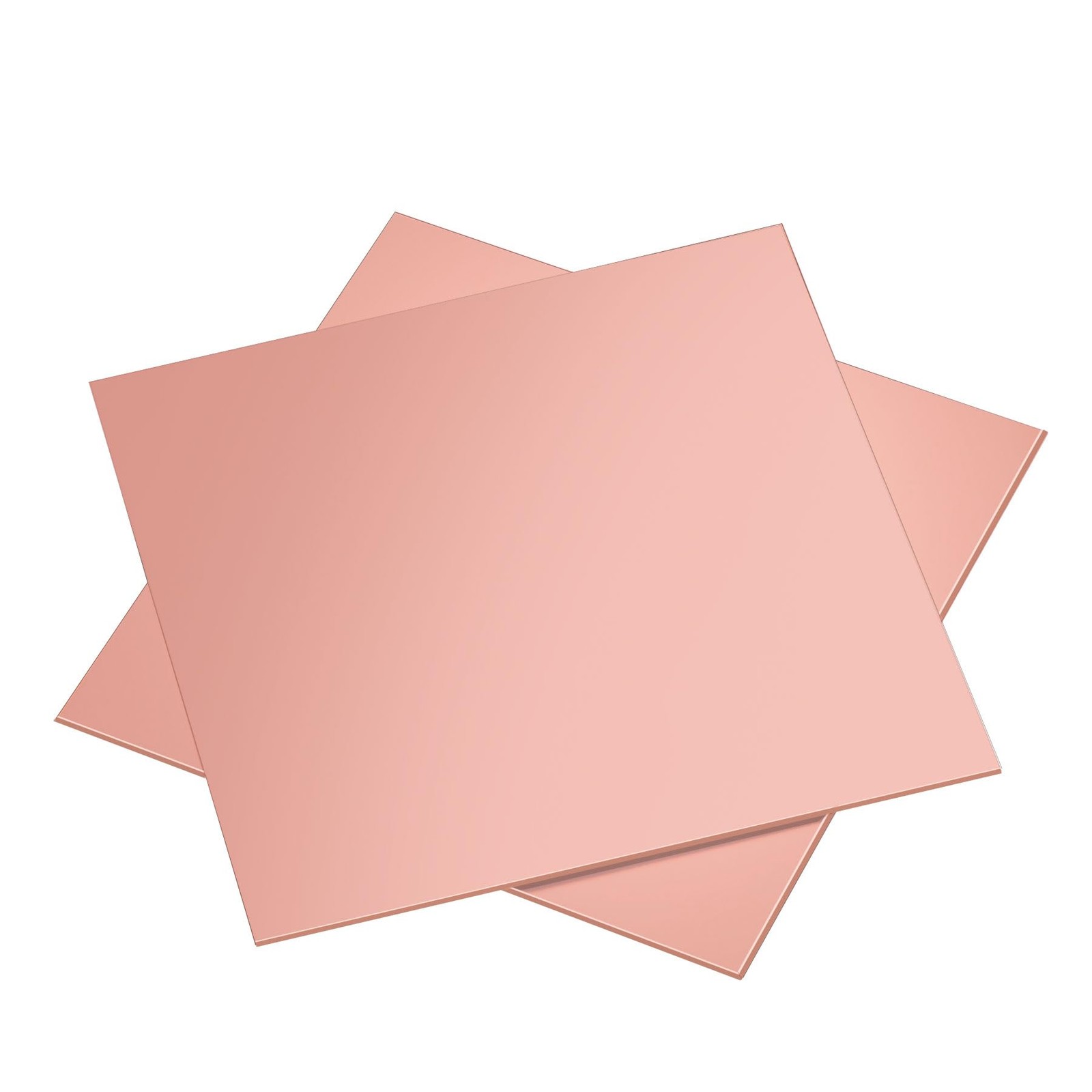2 Pack 99.9% Pure Copper Sheet,6″x6″ 24 Gauge(0.5mm) Thickness, Film Attached…