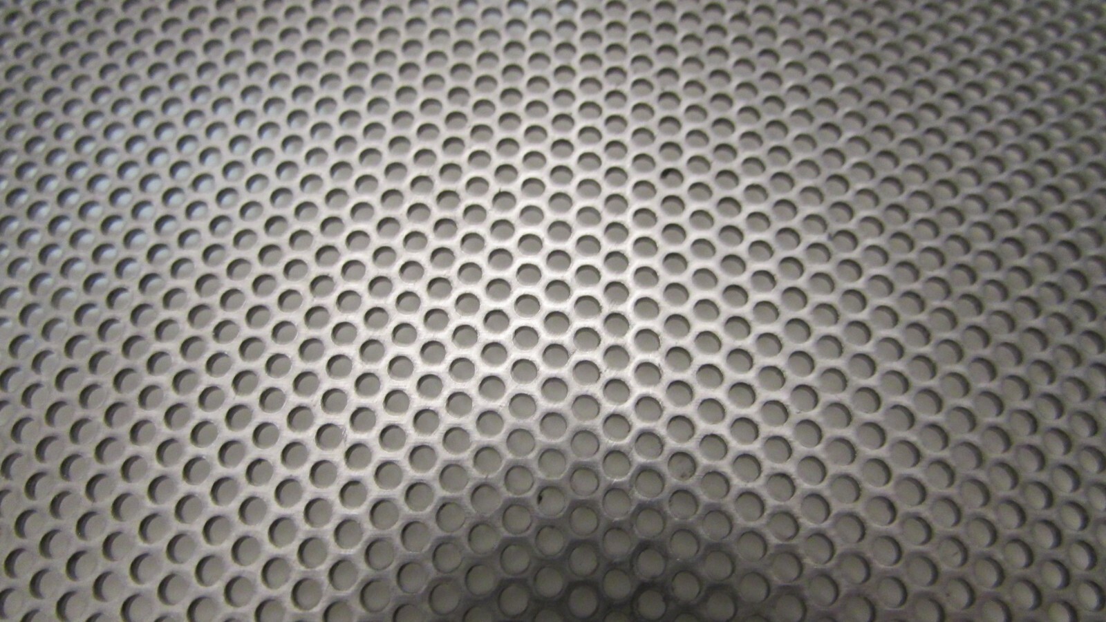 1/16″ HOLES –20 GAUGE 304 STAINLESS PERFORATED SHEET–11-3/4″ x 12″==