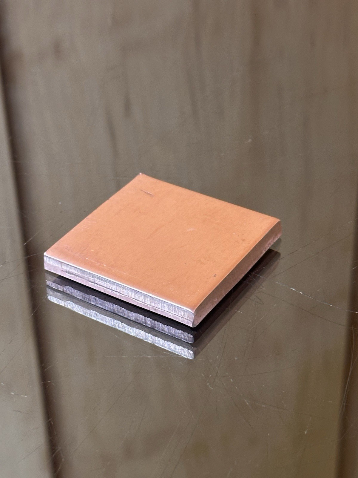1/4” COPPER SHEET PLATE NEW 2″X2″ .25”Thick *CUSTOM SIZES AVAILABLE*