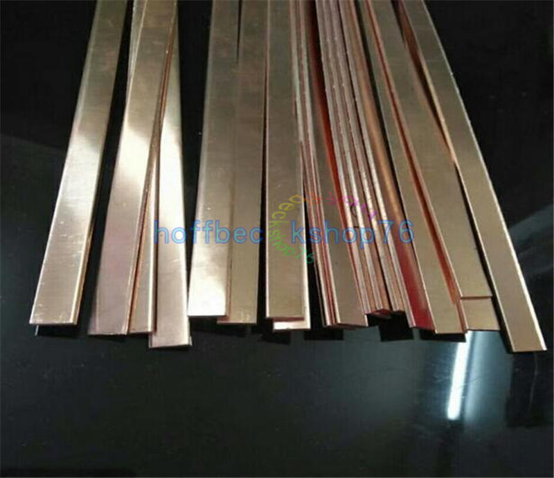 1pcs NEW 99% 3mm x 15mm x 500mm Copper T2 Cu Metal Flat Bar Plate