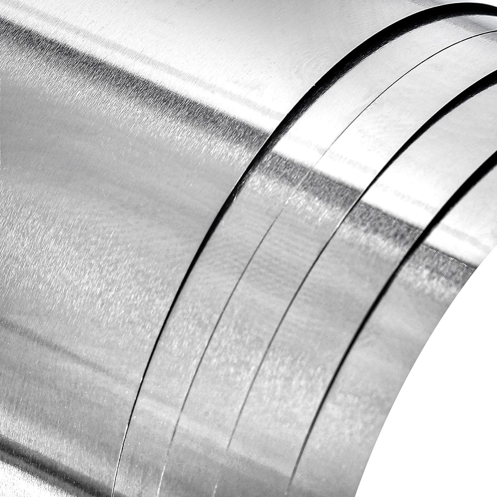 uxcell 0.05x100x1000mm 304 Stainless Steel Roll Sheet Fine Plate Sheet Foil for