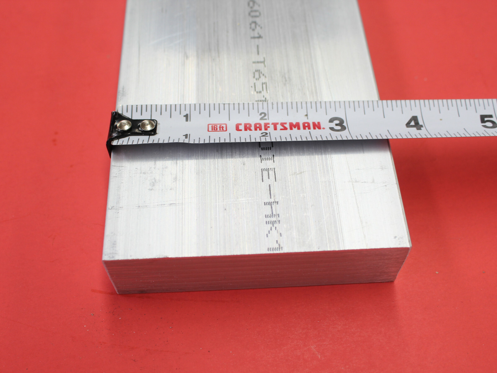 1″ X 3-1/2″ ALUMINUM 6061 FLAT BAR 36″ long T6511 Solid Extruded Mill Stock New
