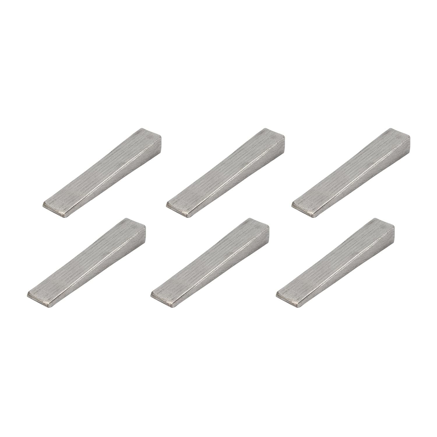 Durable Triangular Metal Shims – 6 Count Steel Wedges for Level Adjustments