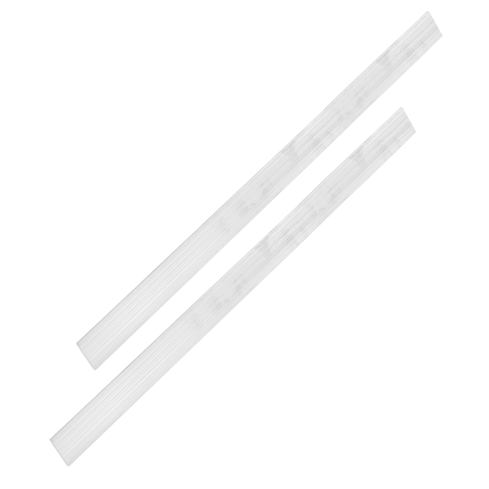 2 PCS Square Aluminum Flat Bars 1/8″ Thickness 1″ Width 16″ Long