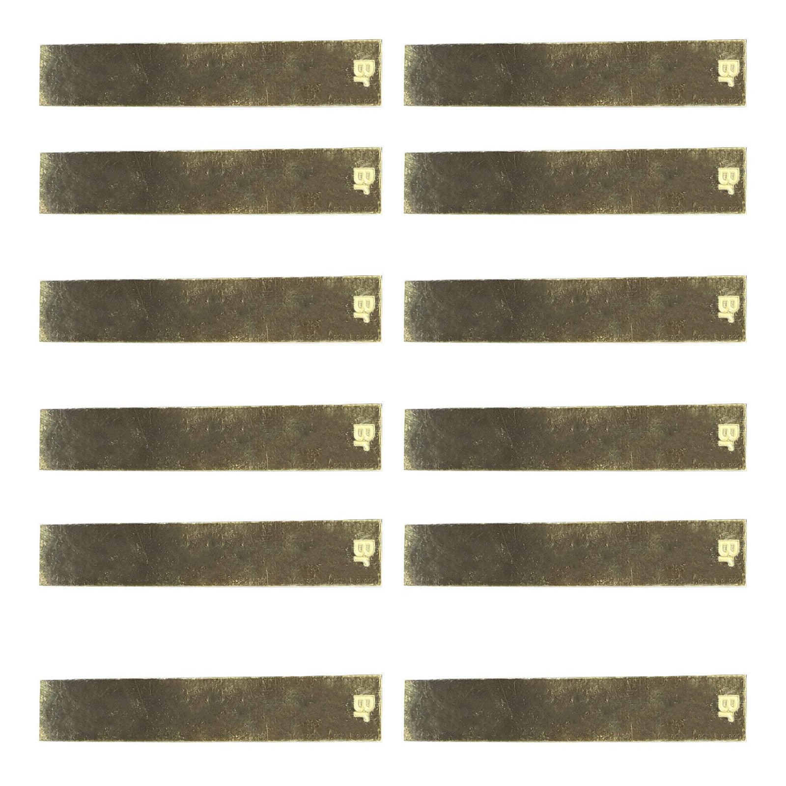 Electrode, Brass, Flat, 18mm x 100mm, Pack of 12