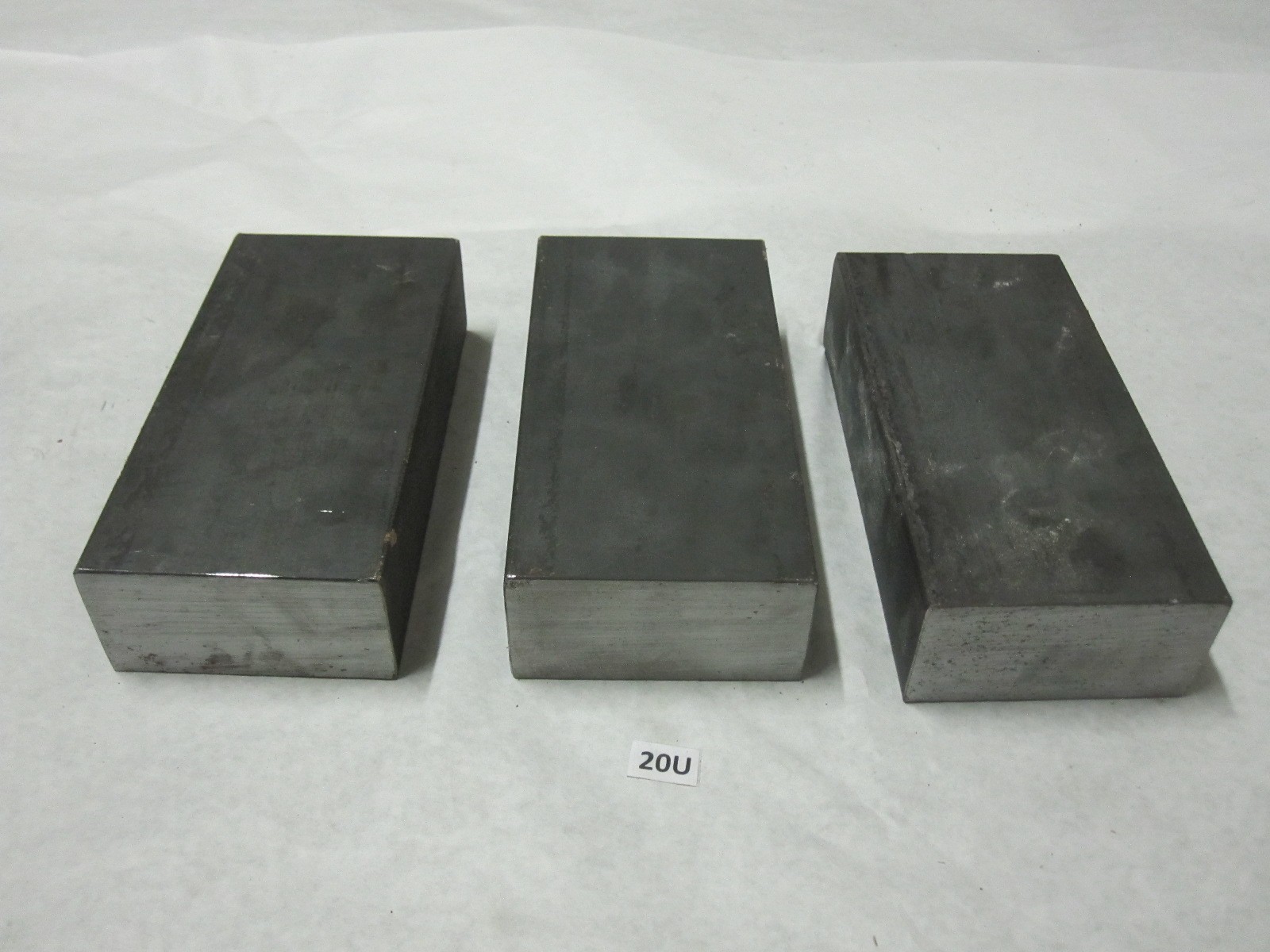 3x Plates 2 X 4 X 8″ THICK BLOCK Steel Bar Target Plate Blacksmith Bench Hammer