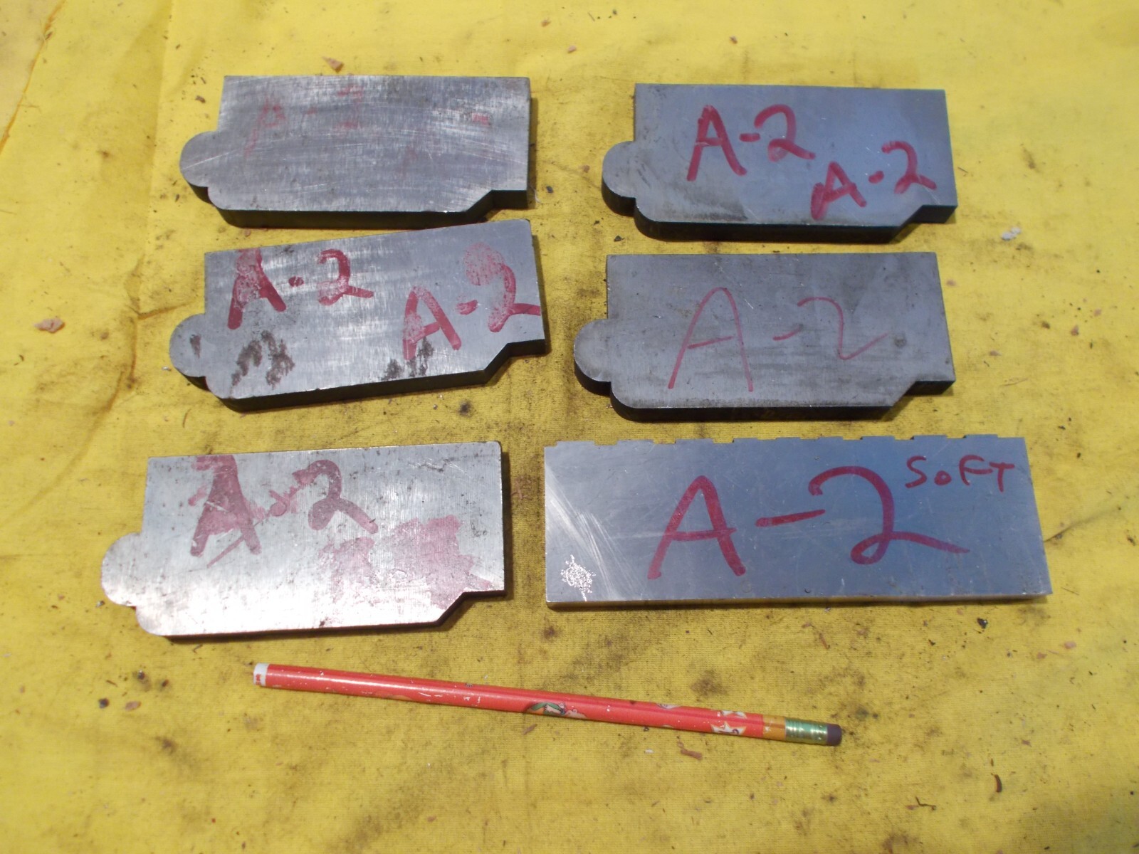 10 lb LOT A-2 TOOL STEEL BAR machine shop die flat bar A2 stock VARIOUS SIZES
