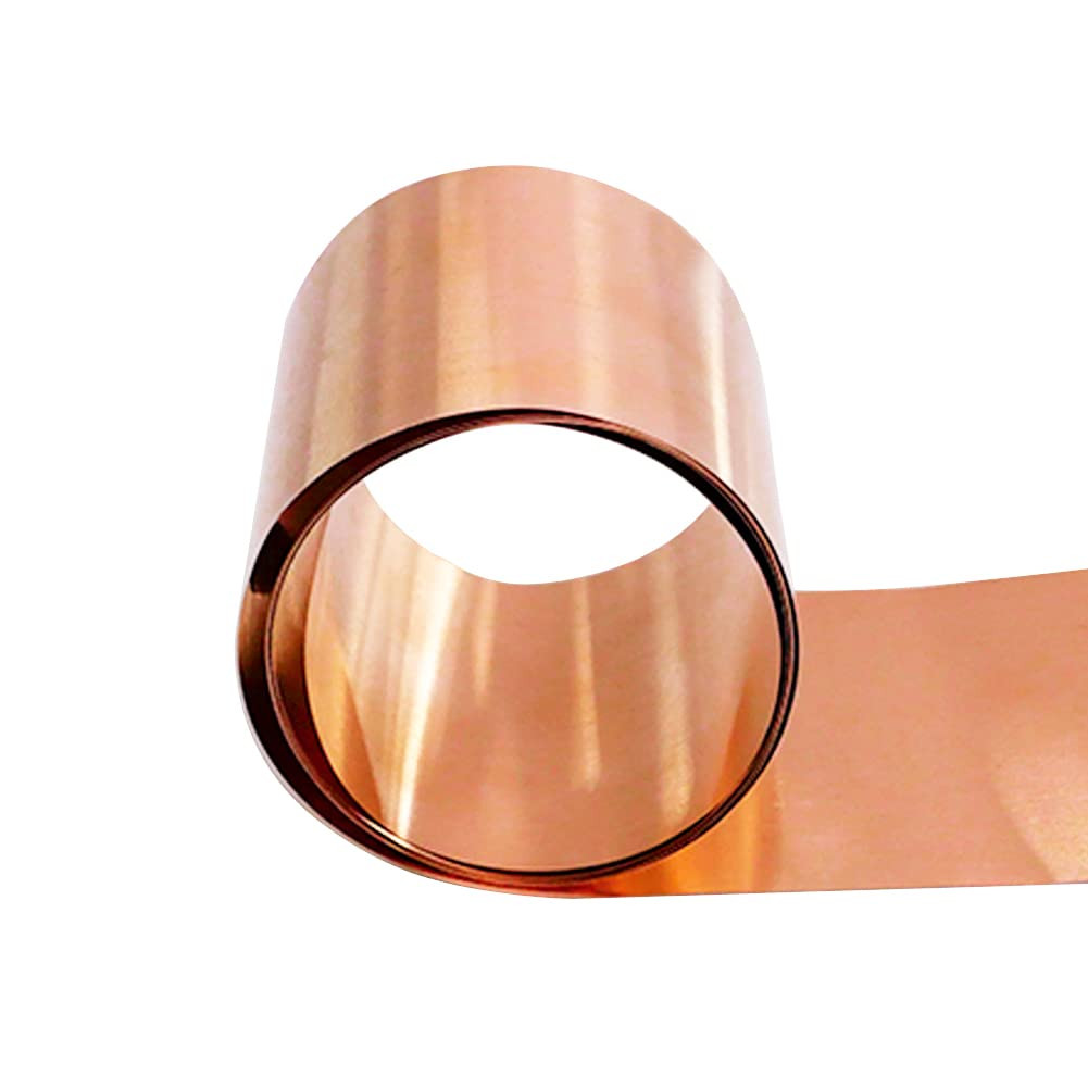 Copper Metal Foil Roll 0.05mm × 50mm × 1000mm Copper Sheet Copper Strip